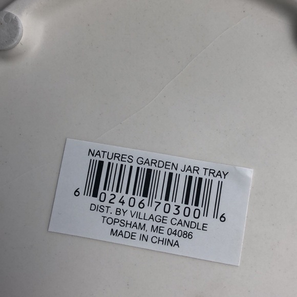 Village Candle Natures Garden Shade and Jar Tray (Candle Not Included) - Picture 5 of 16